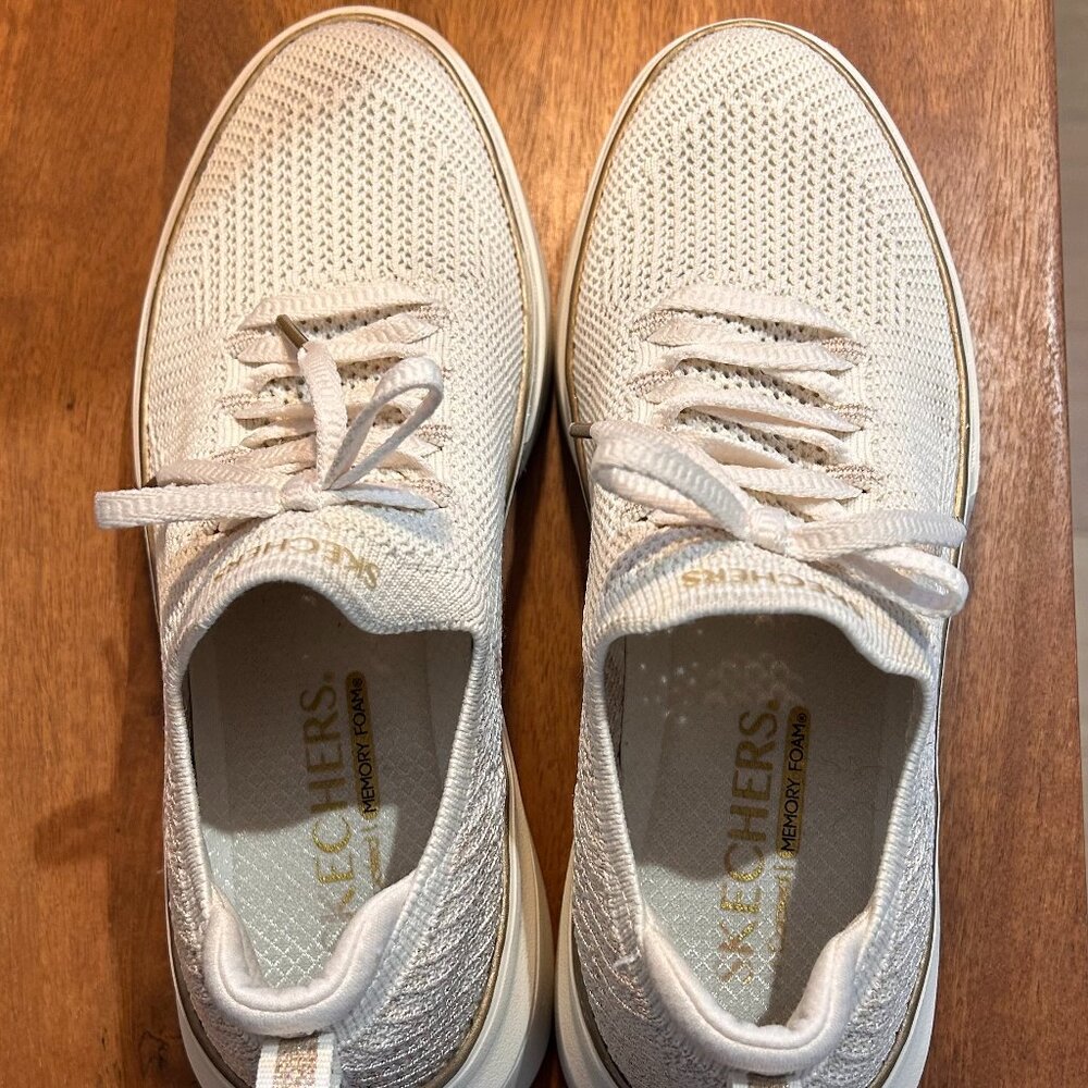 Skechers Cordova Classic-Sparkling Dust Shoes Off White